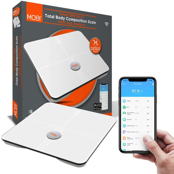 Smart Wi-Fi Scale — BMI Total Body Composition, 18 Measurements