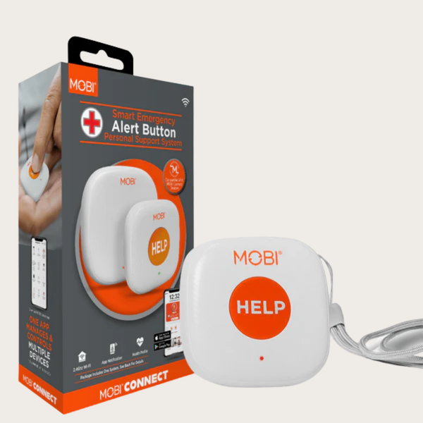 MOBI Smart Wi-Fi Caregiver Alert Button elder care device