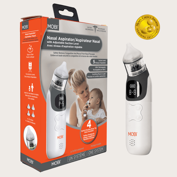 Automatic Baby Nasal Aspirator — 5-Level Suction, Night Light