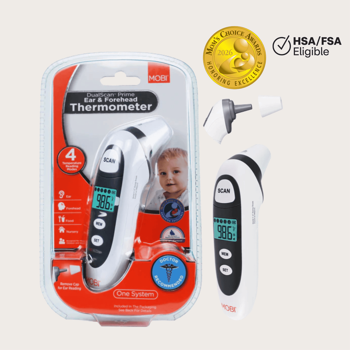 Thermometers: Vitals at a glance. — MOBI home health device